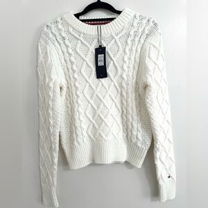 NWT Tommy Hilfiger Cable Knit Sweater XS